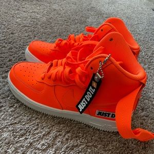 Orange Nike Air Forces